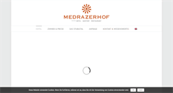 Desktop Screenshot of medrazerhof.at