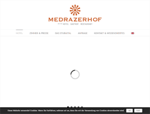 Tablet Screenshot of medrazerhof.at